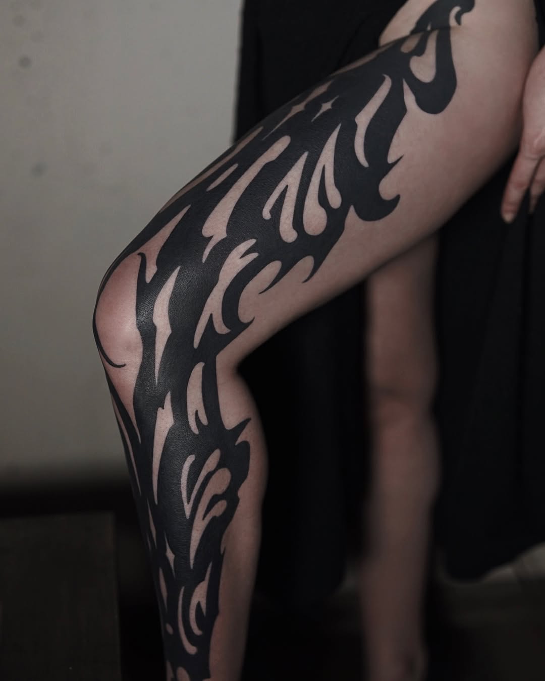 Tattoo by @deadssoul — blackwork, tribal