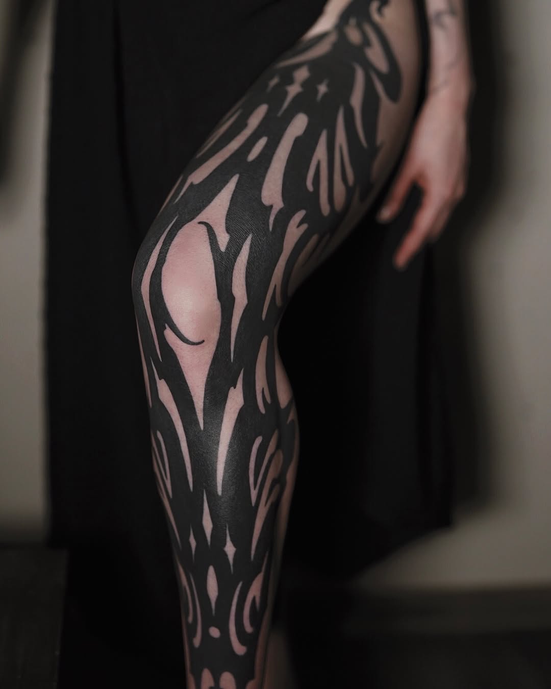 Tattoo by @deadssoul — blackwork