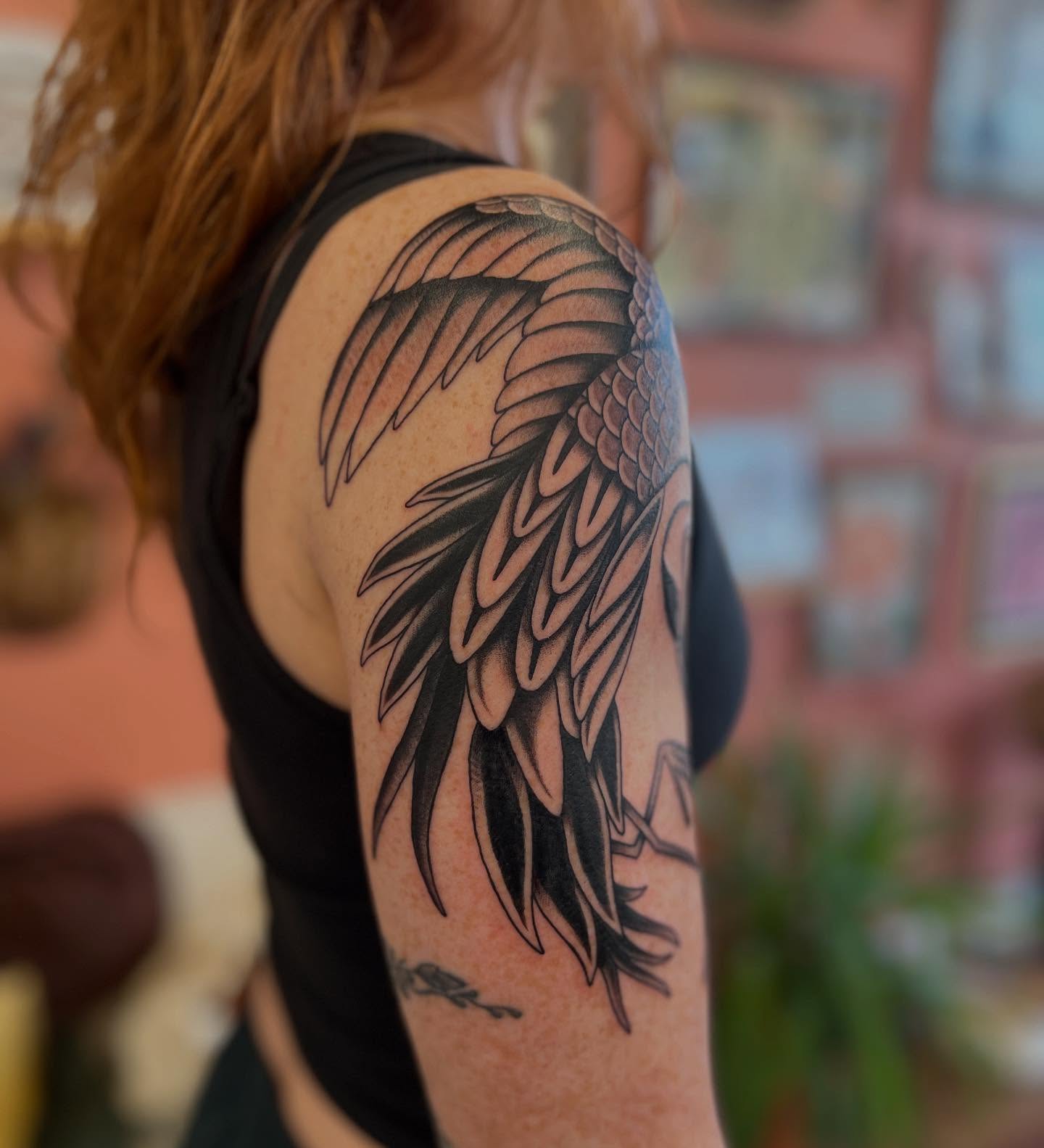Tattoo by @brookeesutter — black_and_grey