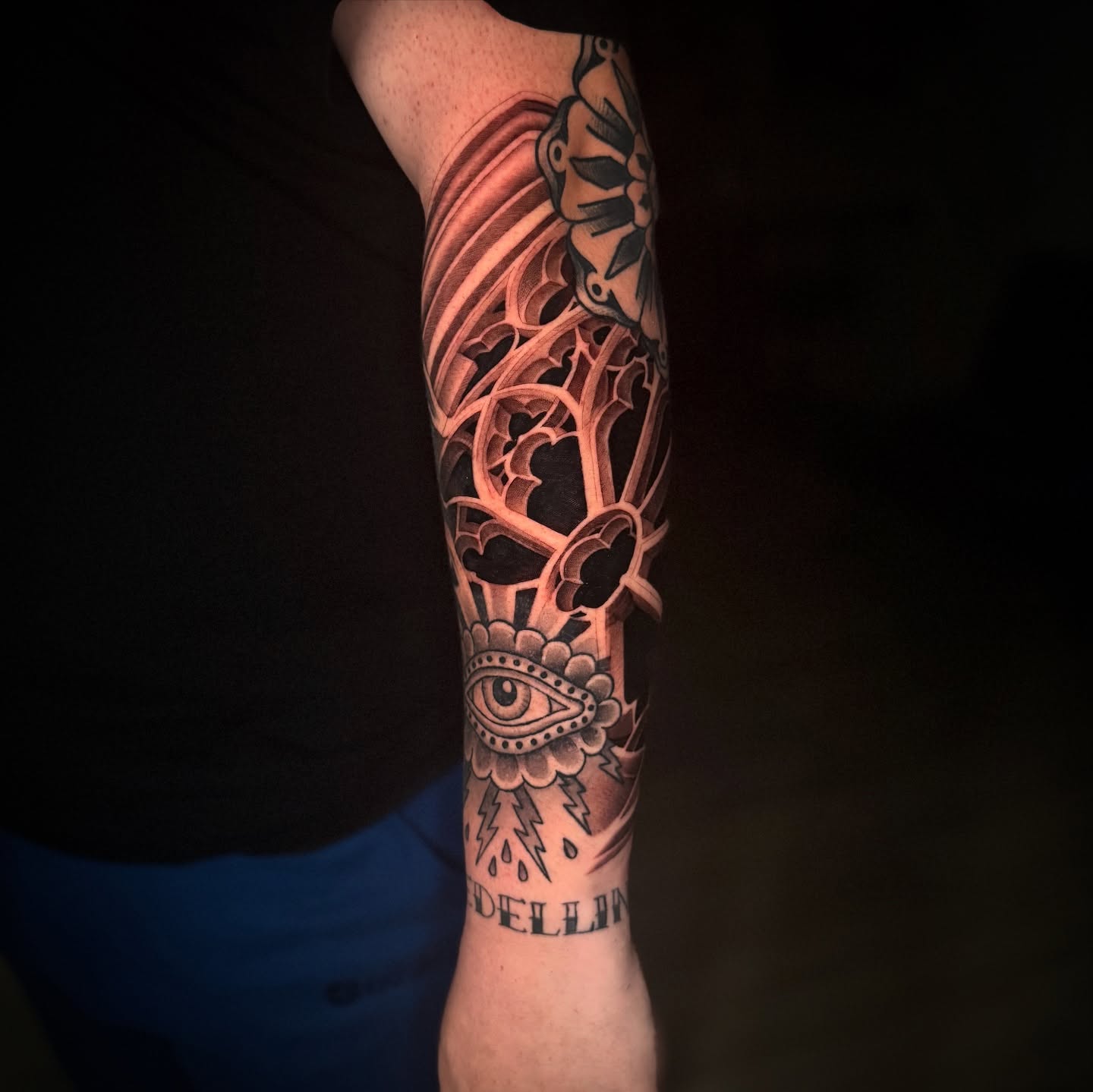 Tattoo by @geo_tatt2 — neo_traditional, black_and_grey