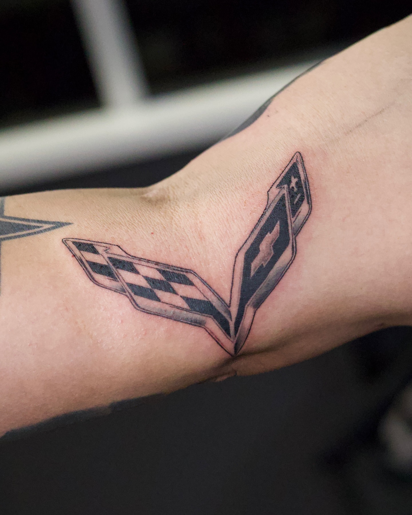 Tattoo by @villionairetattoos — black_and_grey
