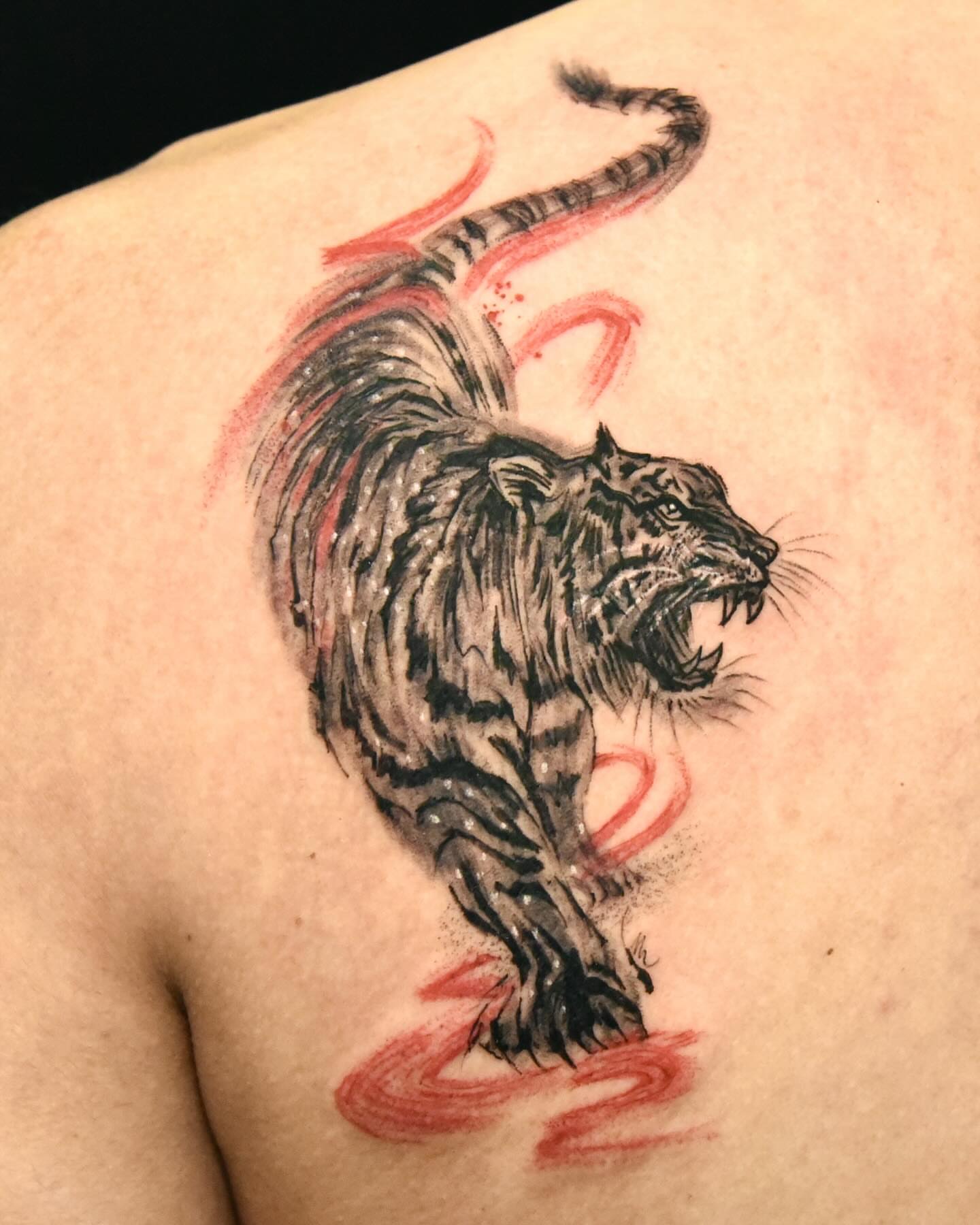 Tattoo by @echo.tattoos — black_and_grey