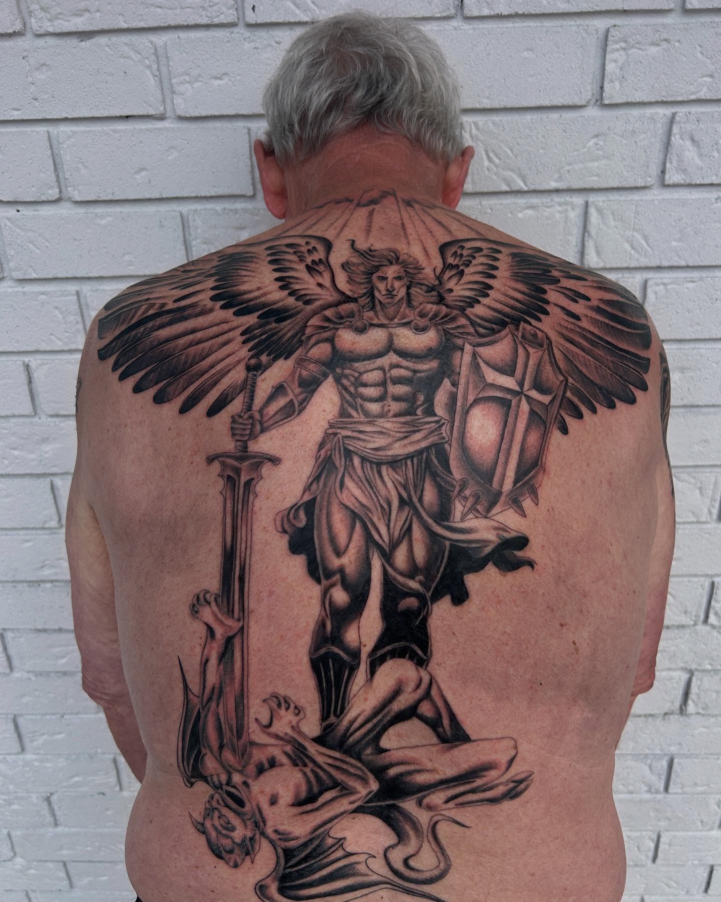 Tattoo by @chels_king24 — black_and_grey, realism