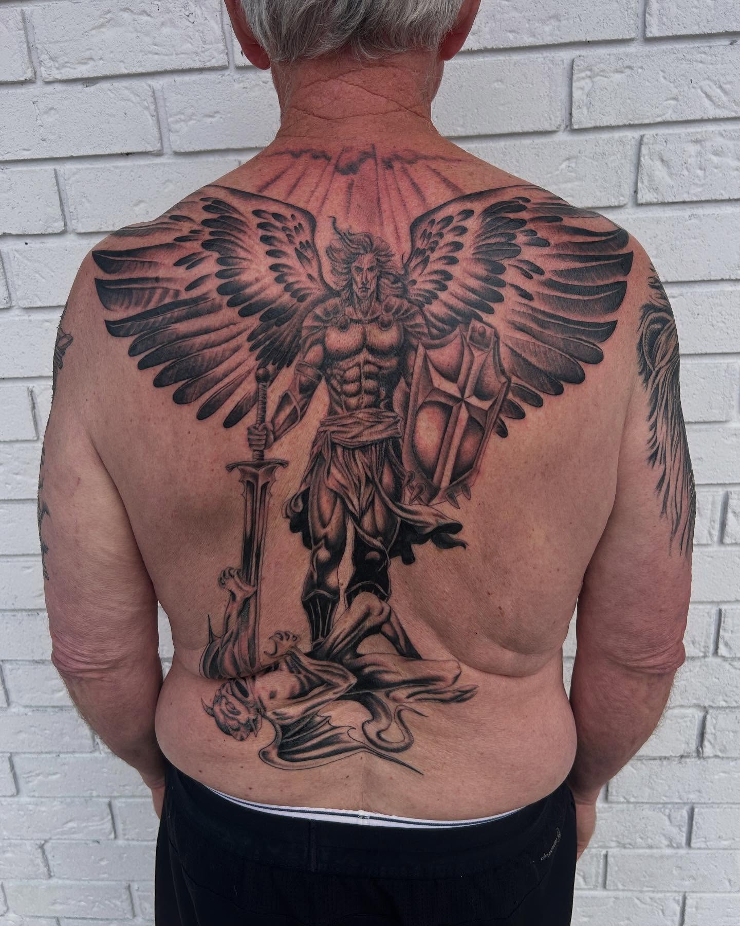 Tattoo by @chels_king24 — black_and_grey, realism