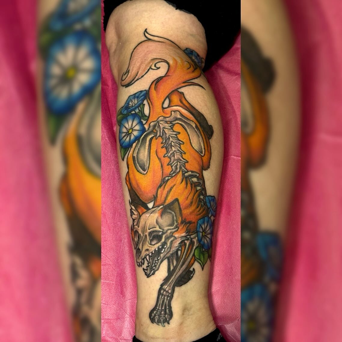 Tattoo by @gabipaigeee — american_traditional, dotwork