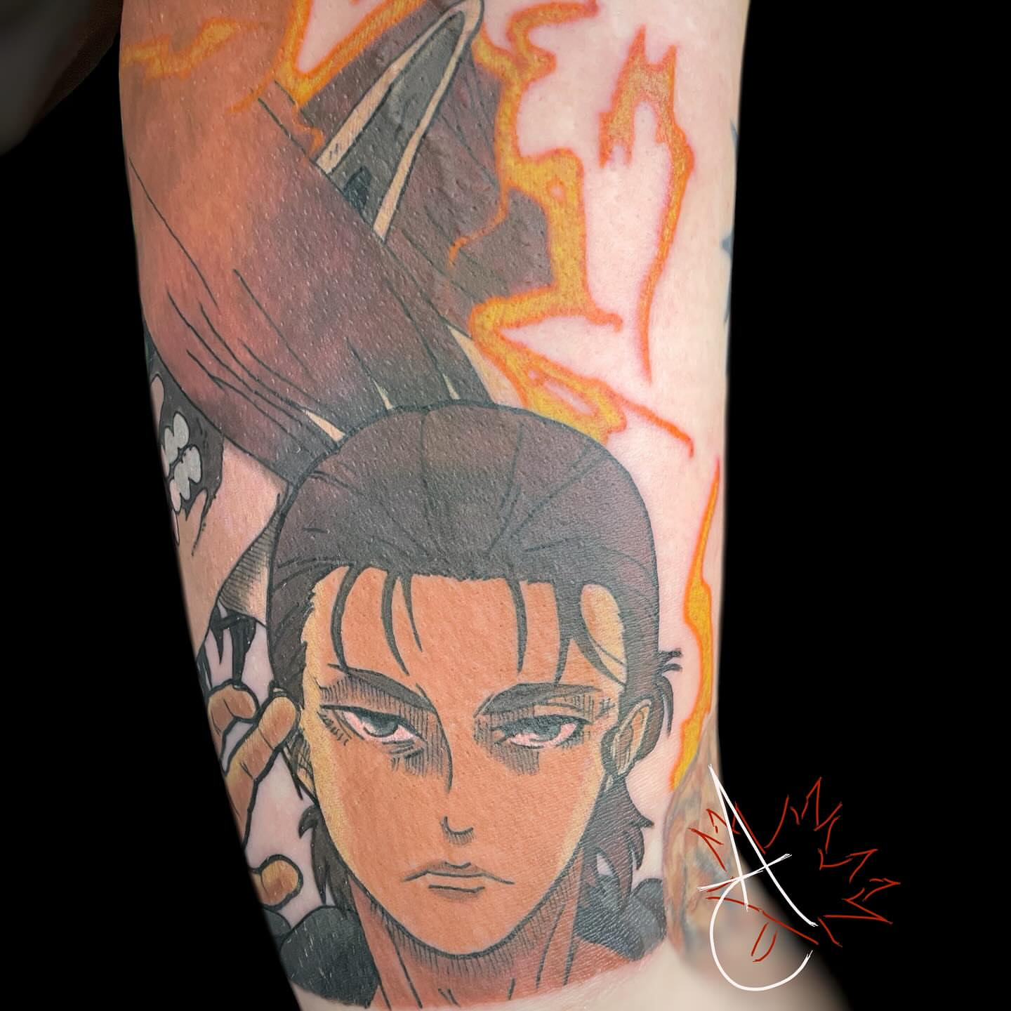 Tattoo by @artofcanada — anime