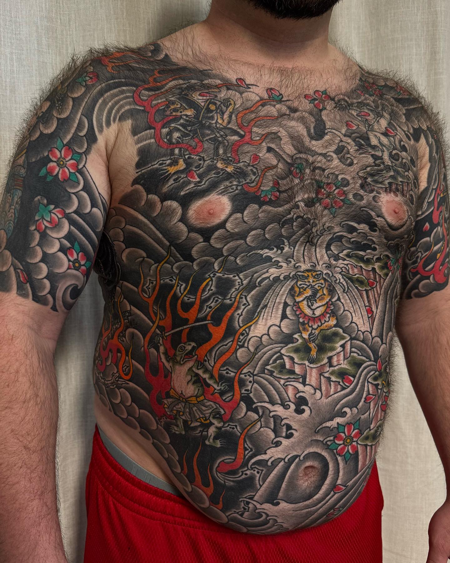 Tattoo by @nicholastidler_tattoos — japanese_irezumi, black_and_grey