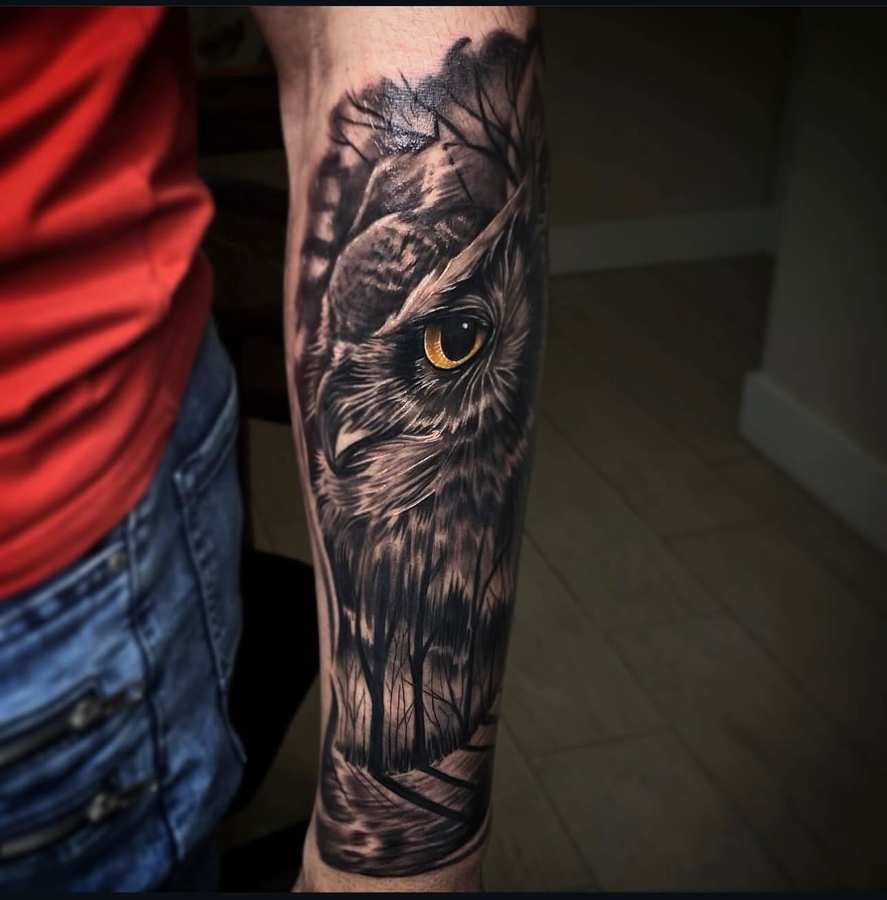 Tattoo by @jink_tattoos — realism, dark_realism