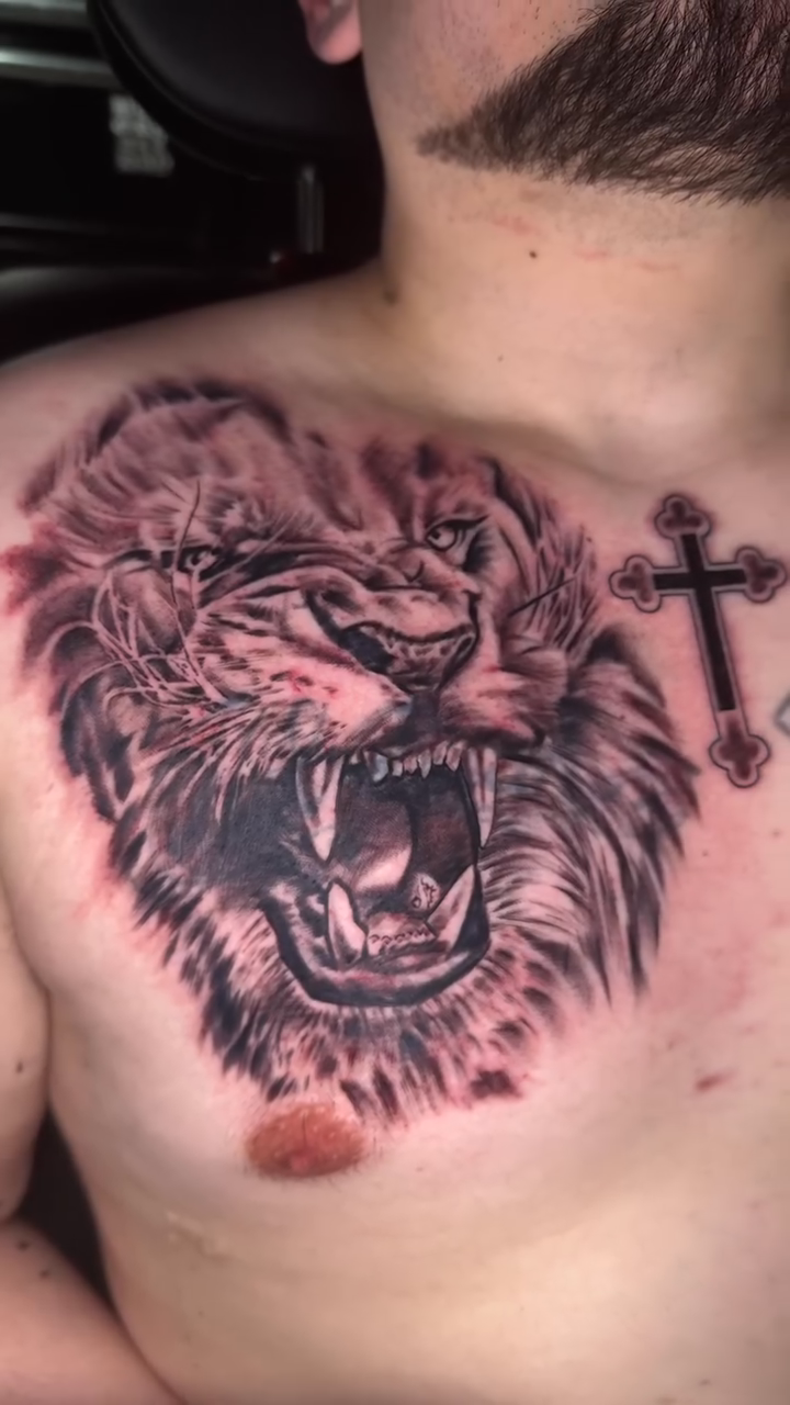 Tattoo by @chicago_inkslinger — realism, black_and_grey