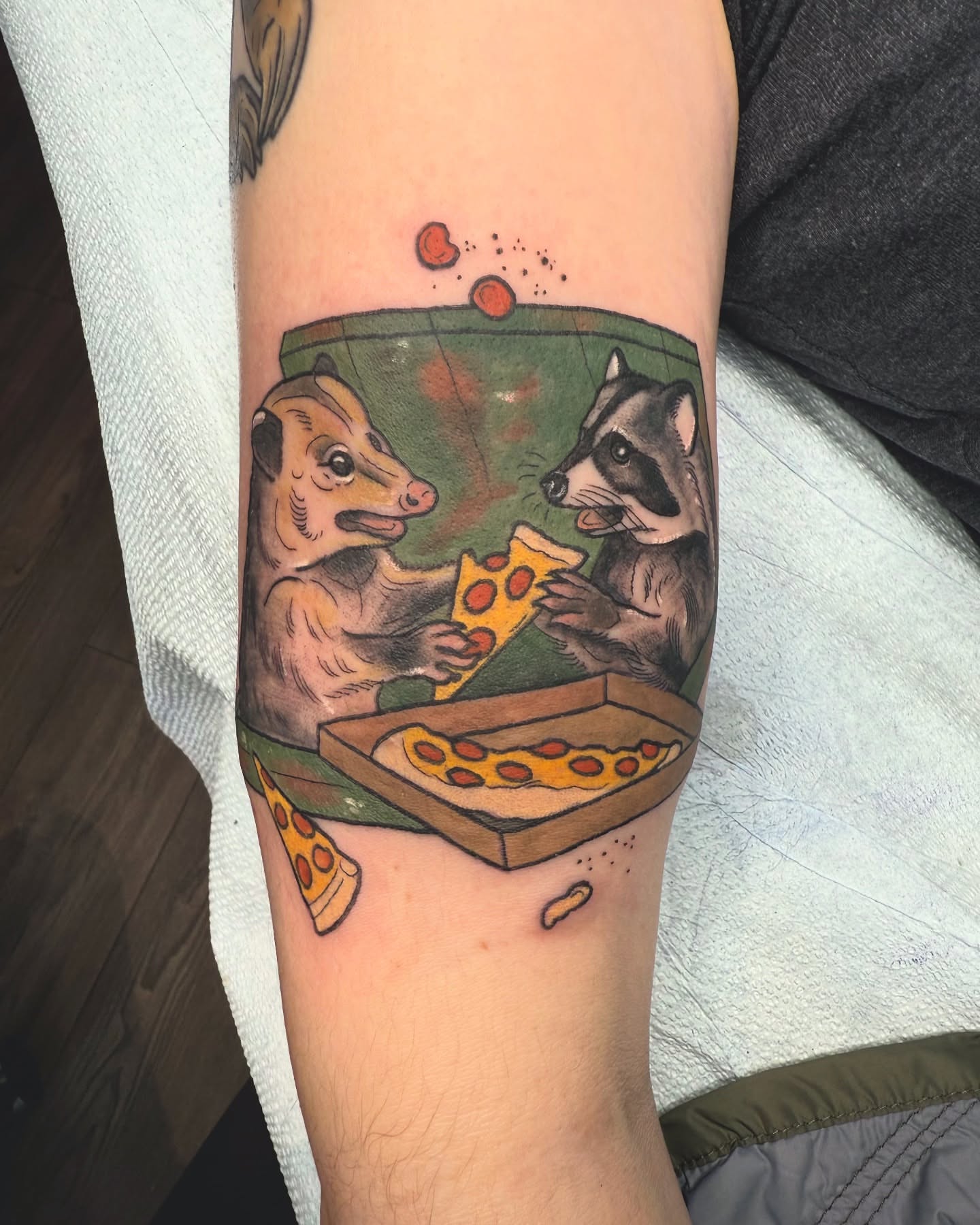 Tattoo by @caitlinstairstattoo โ american_traditional, dotwork