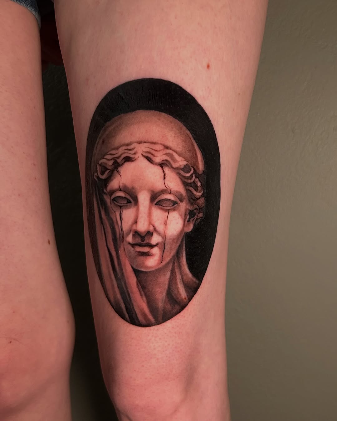 Tattoo by @hawkstattoo_ — realism, black_and_grey