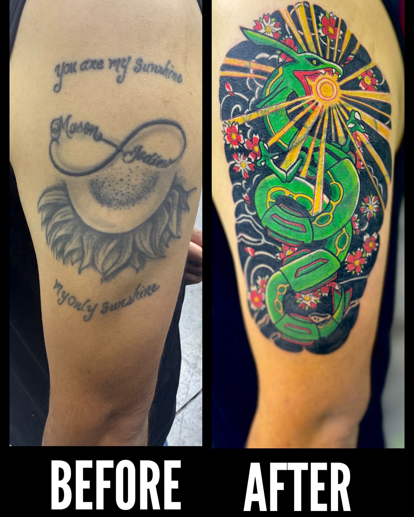 Sun and snake dotwork tattoo on the forearm by Kevin A. Salinas ๐จ๐ด, Houston, Texas