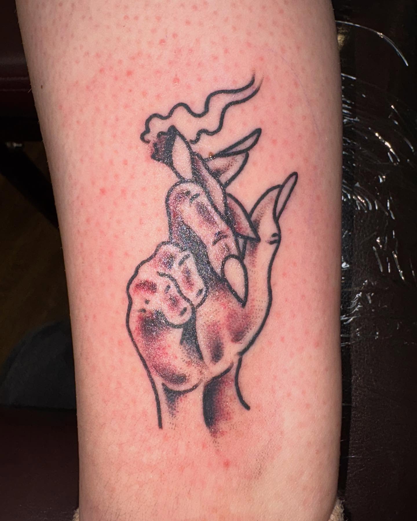 Tattoo by @cooptat2 — dotwork