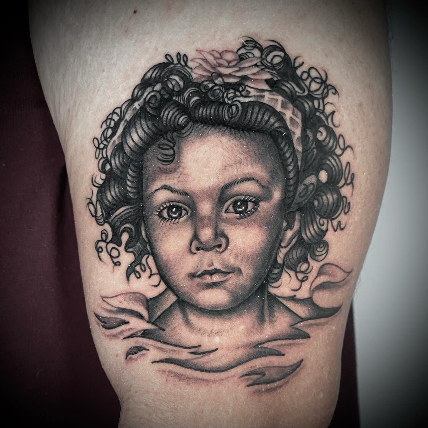 Tattoo by @jasonryantattoos — black_and_grey, realism