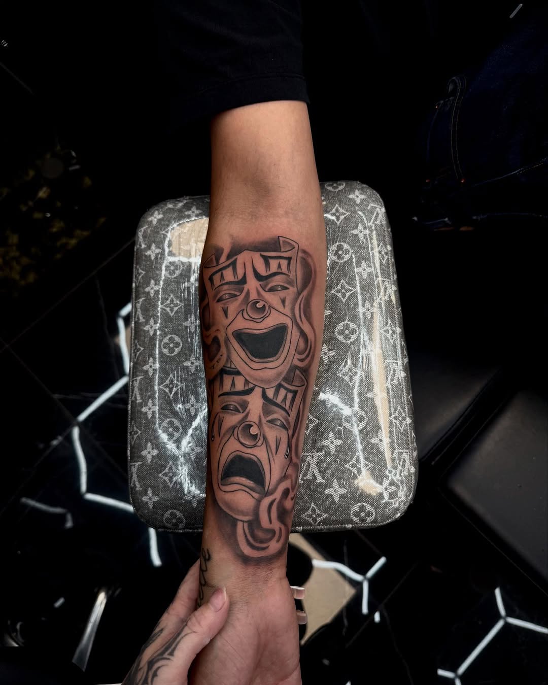 Tattoo by @fuxwithamber β chicano, black_and_grey