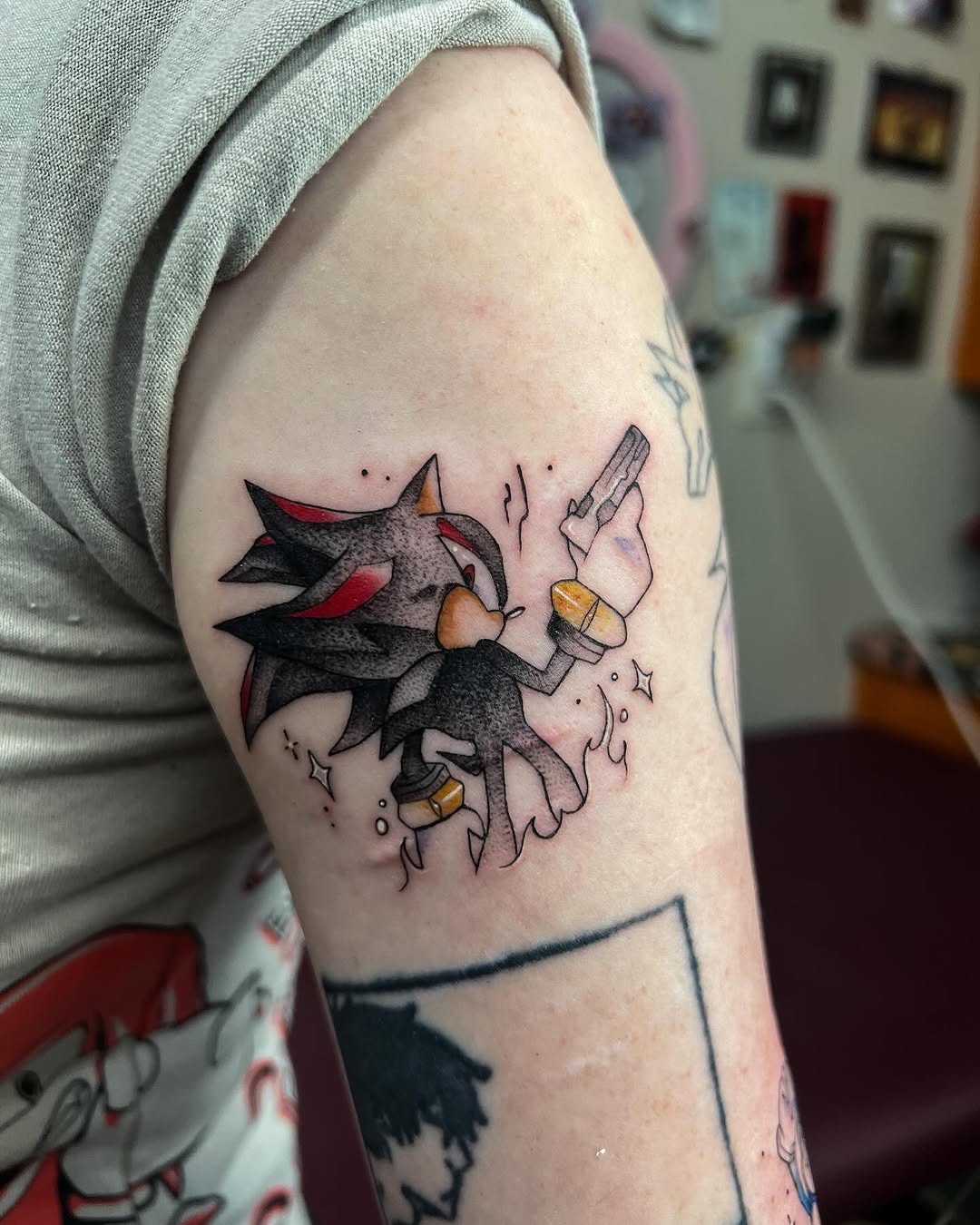 Tattoo by @jynxedtattoo — new_school, anime