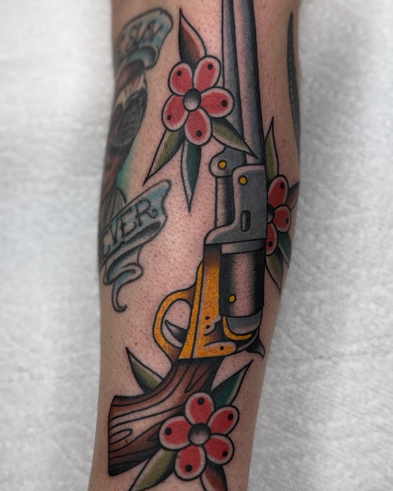 Tattoo by @lafacetattoos — american_traditional