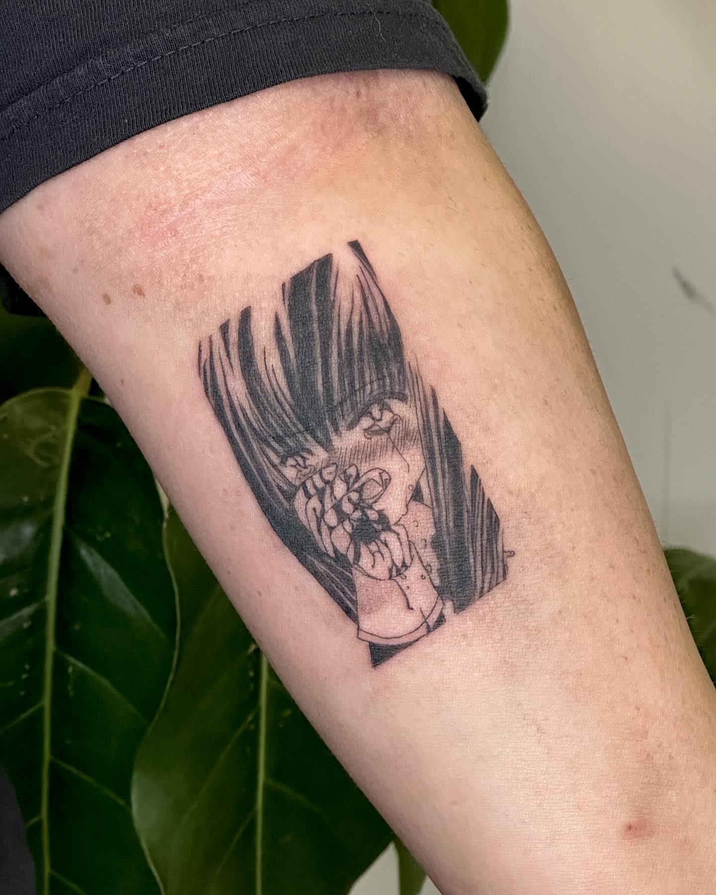 Tattoo by @lily_licious_ink — black_and_grey