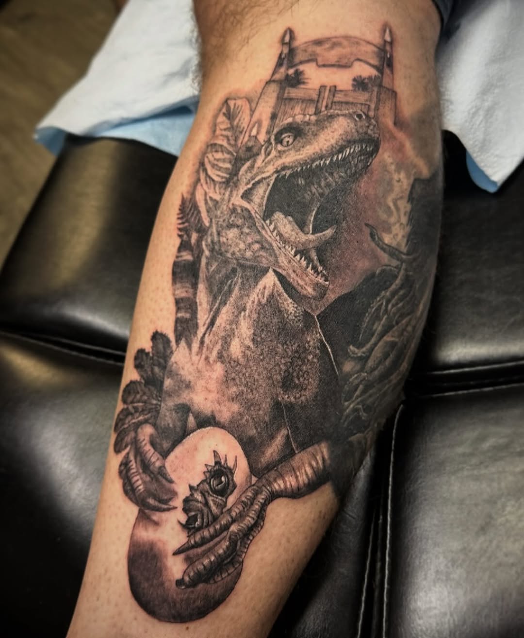 Tattoo by @anyaictattoos — realism, black_and_grey