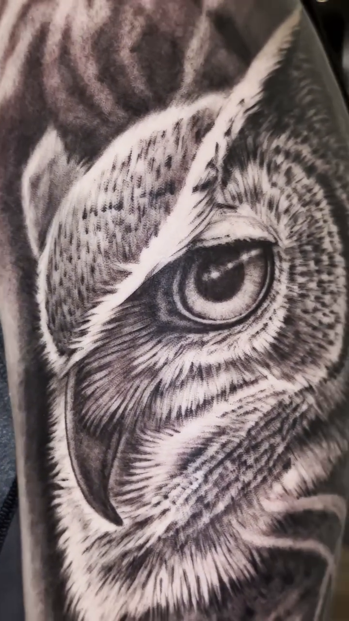 Tattoo by @shanesmith_ink — realism, black_and_grey