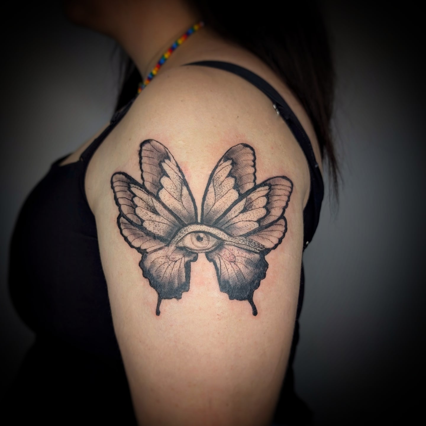 Tattoo by @baris.tattoos — dotwork, black_and_grey