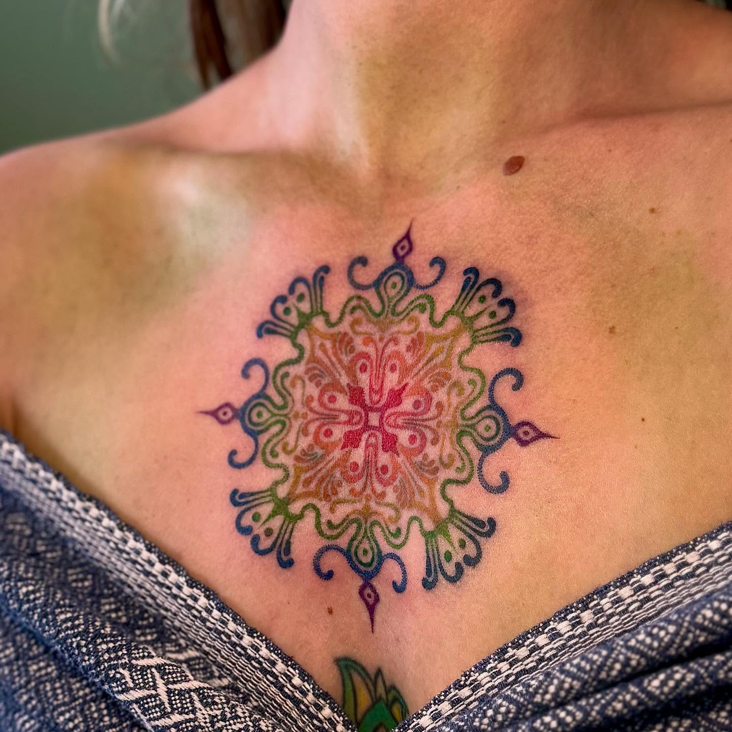 Tattoo by @spiritfleshtattoo — geometric