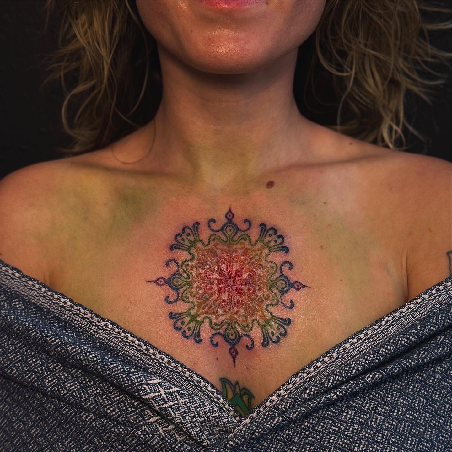 Tattoo by @spiritfleshtattoo — geometric