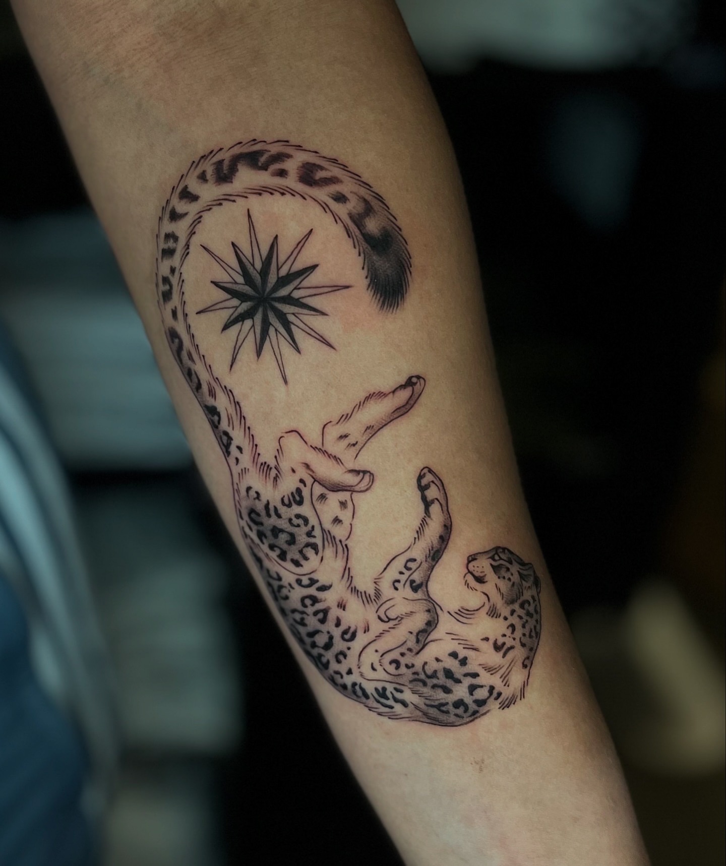Tattoo by @arvay_tattoos — black_and_grey