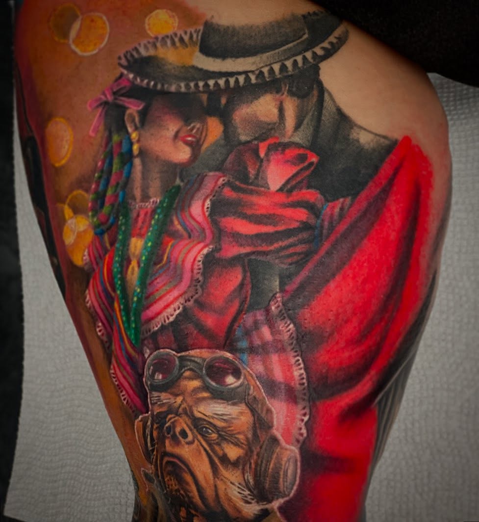 Tattoo by @sethmullintattoos — realism, chicano