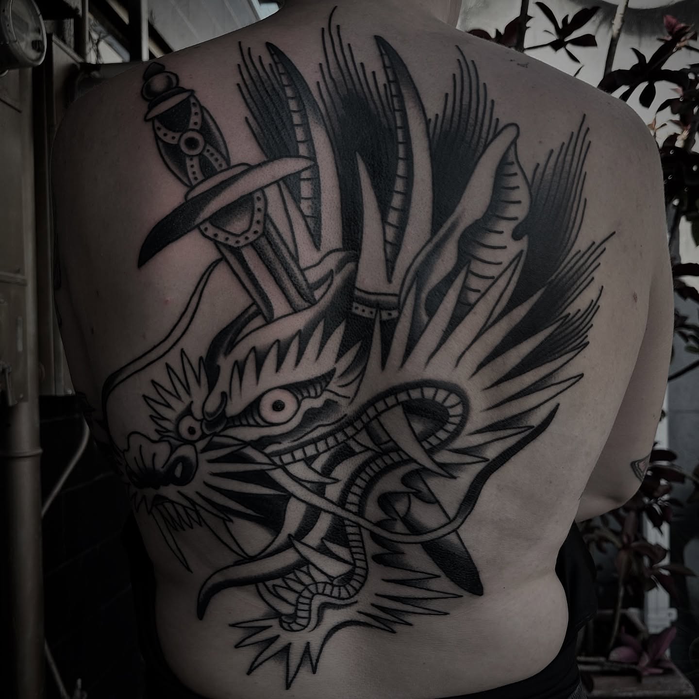 Tattoo by @phillipleslie666 — black_and_grey