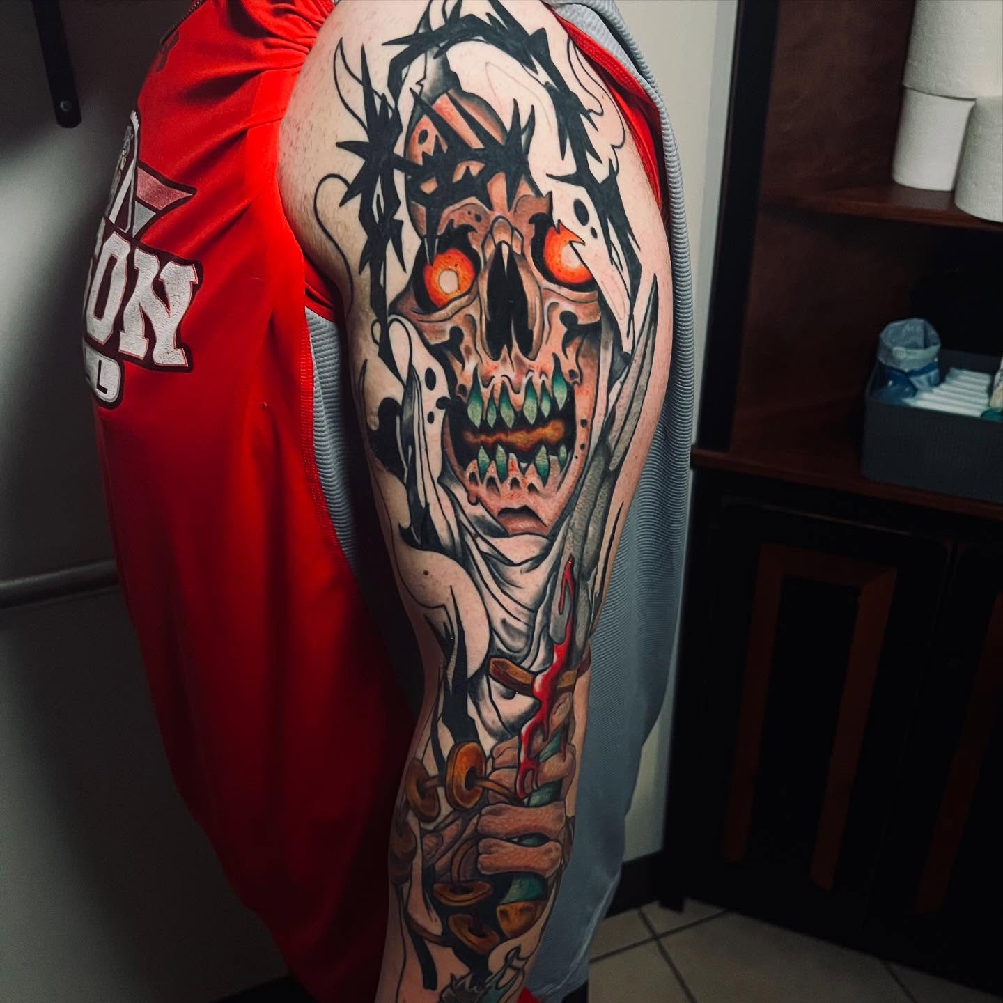 Tattoo by @art.abuse — dark_realism