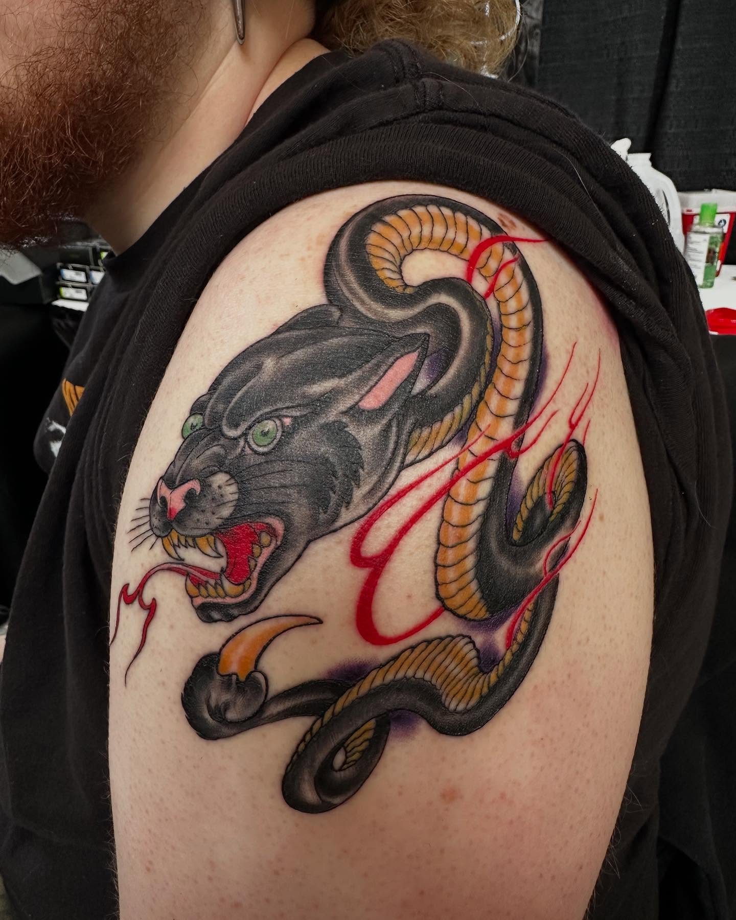 Tattoo by @aaronbeaudette — american_traditional, dark_realism