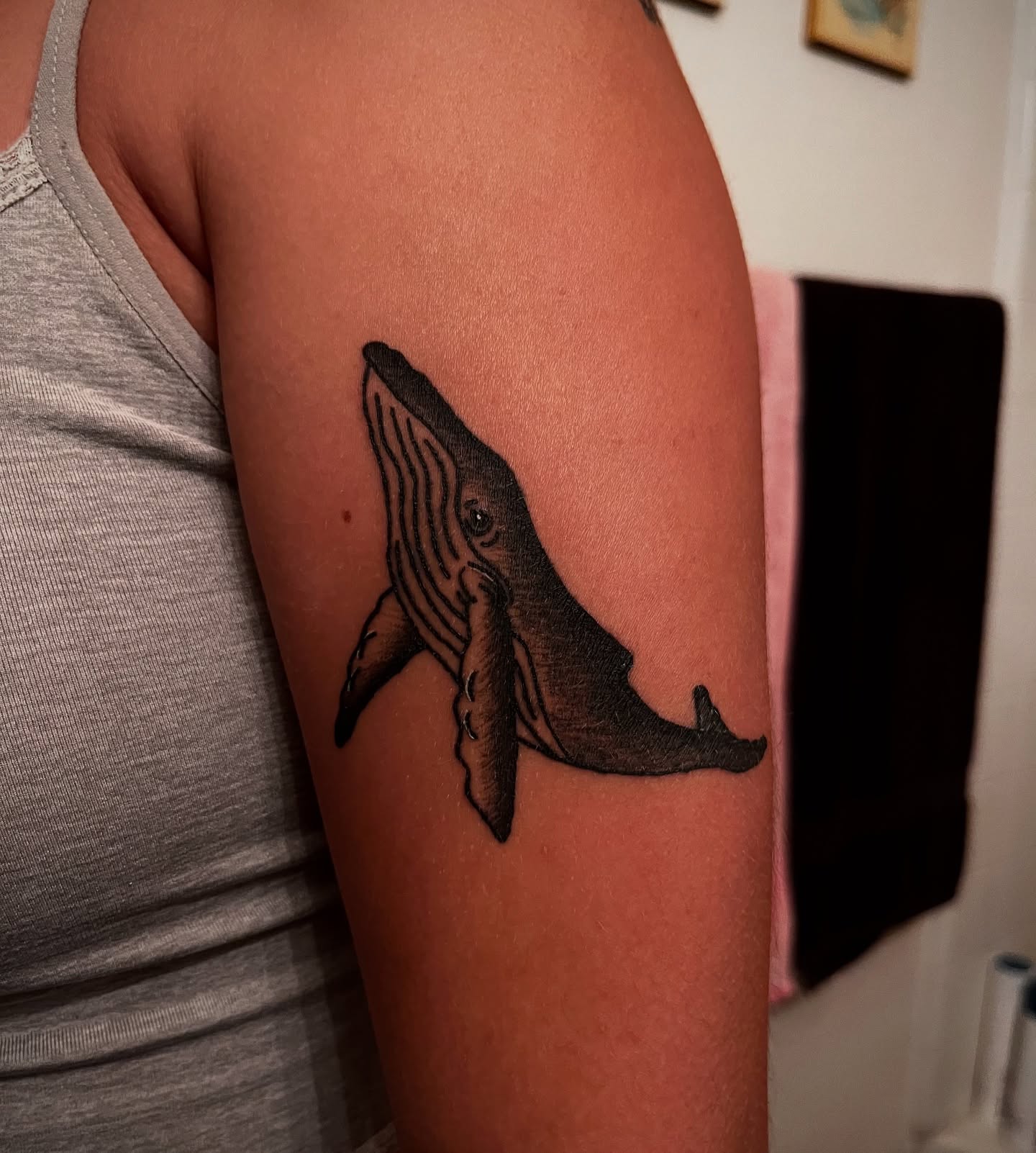 Tattoo by @inkedbymiranda — black_and_grey