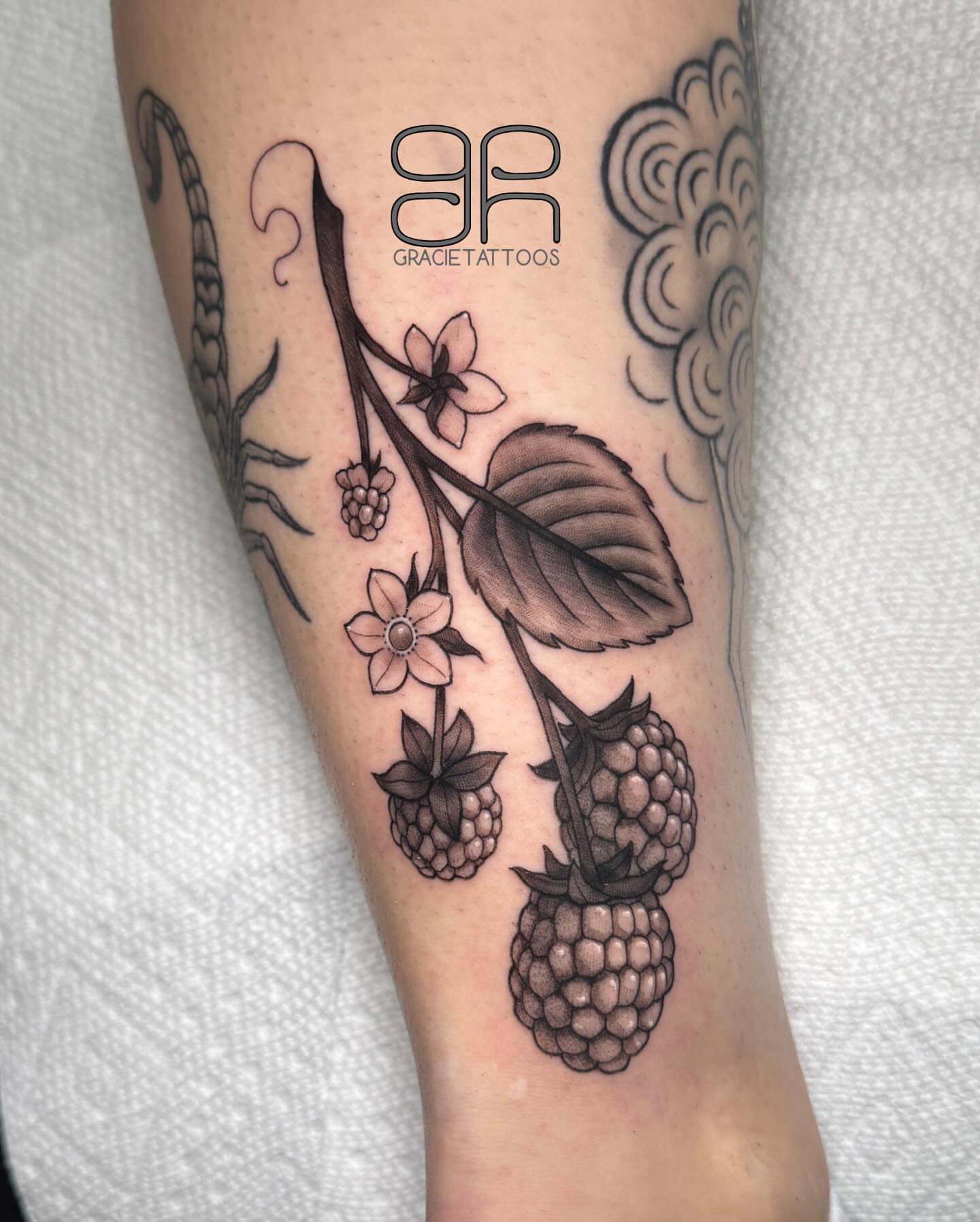 Tattoo by @gracietattoos β black_and_grey