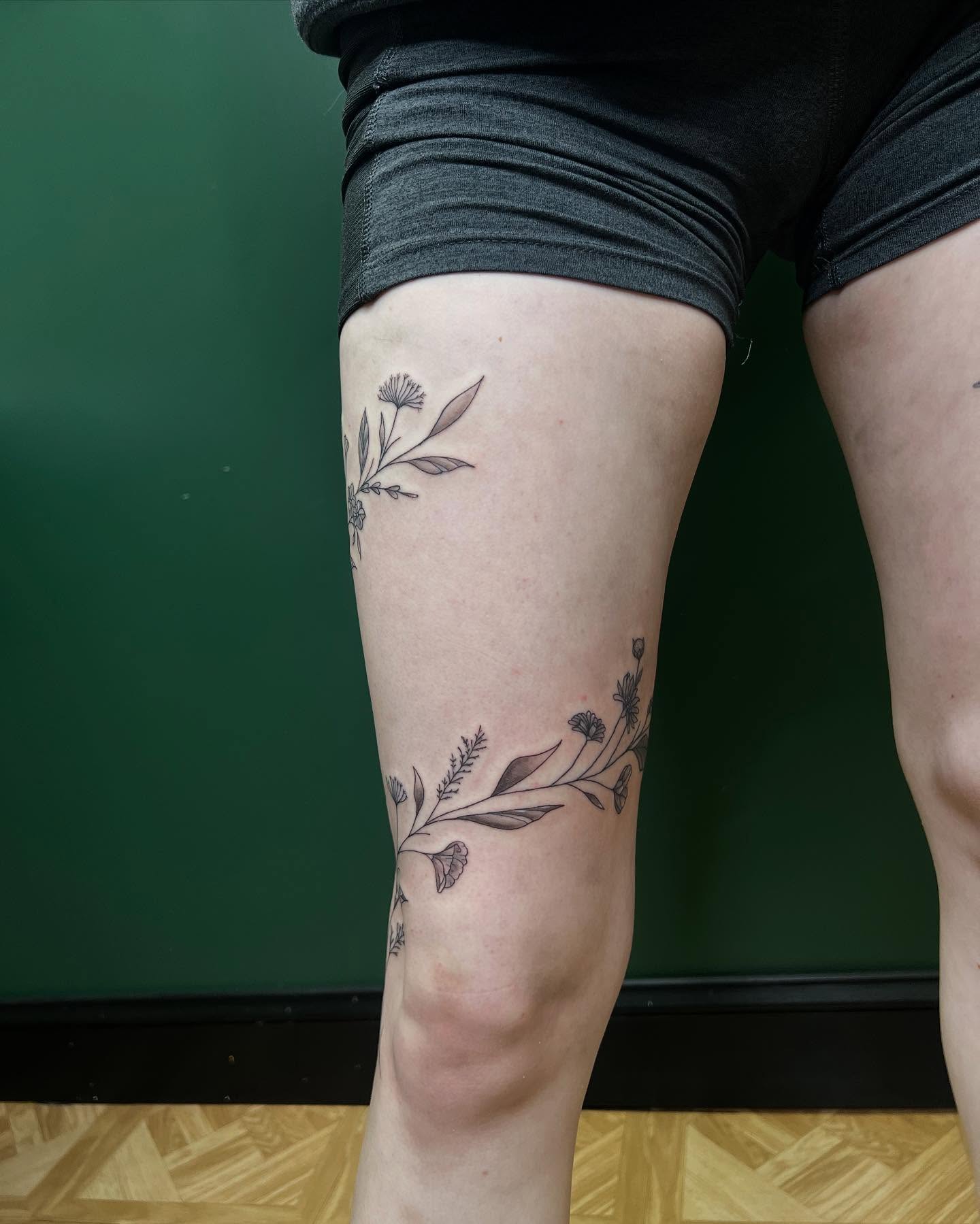 Tattoo by @tattoosbyrach β fine_line, black_and_grey