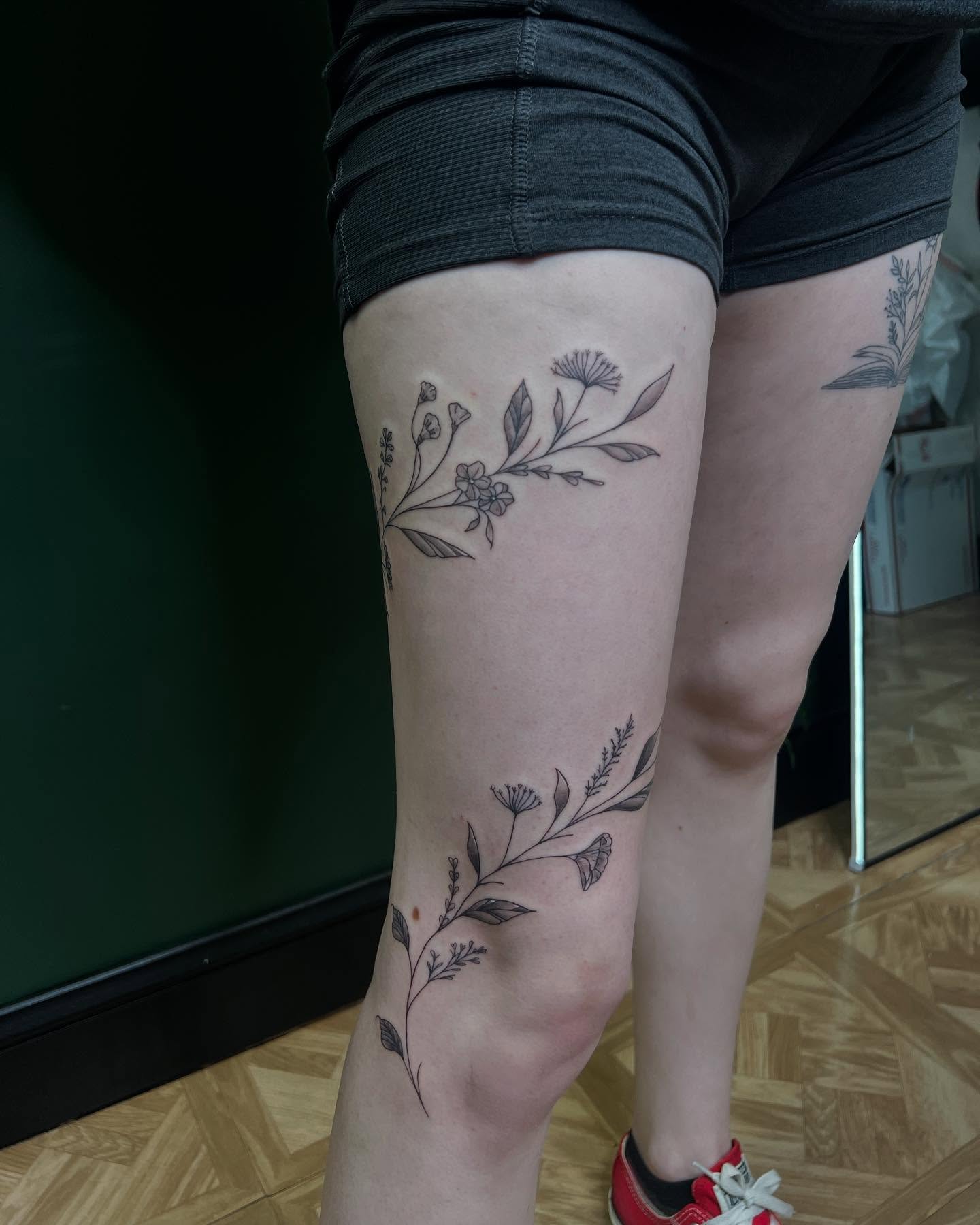 Tattoo by @tattoosbyrach β fine_line, black_and_grey