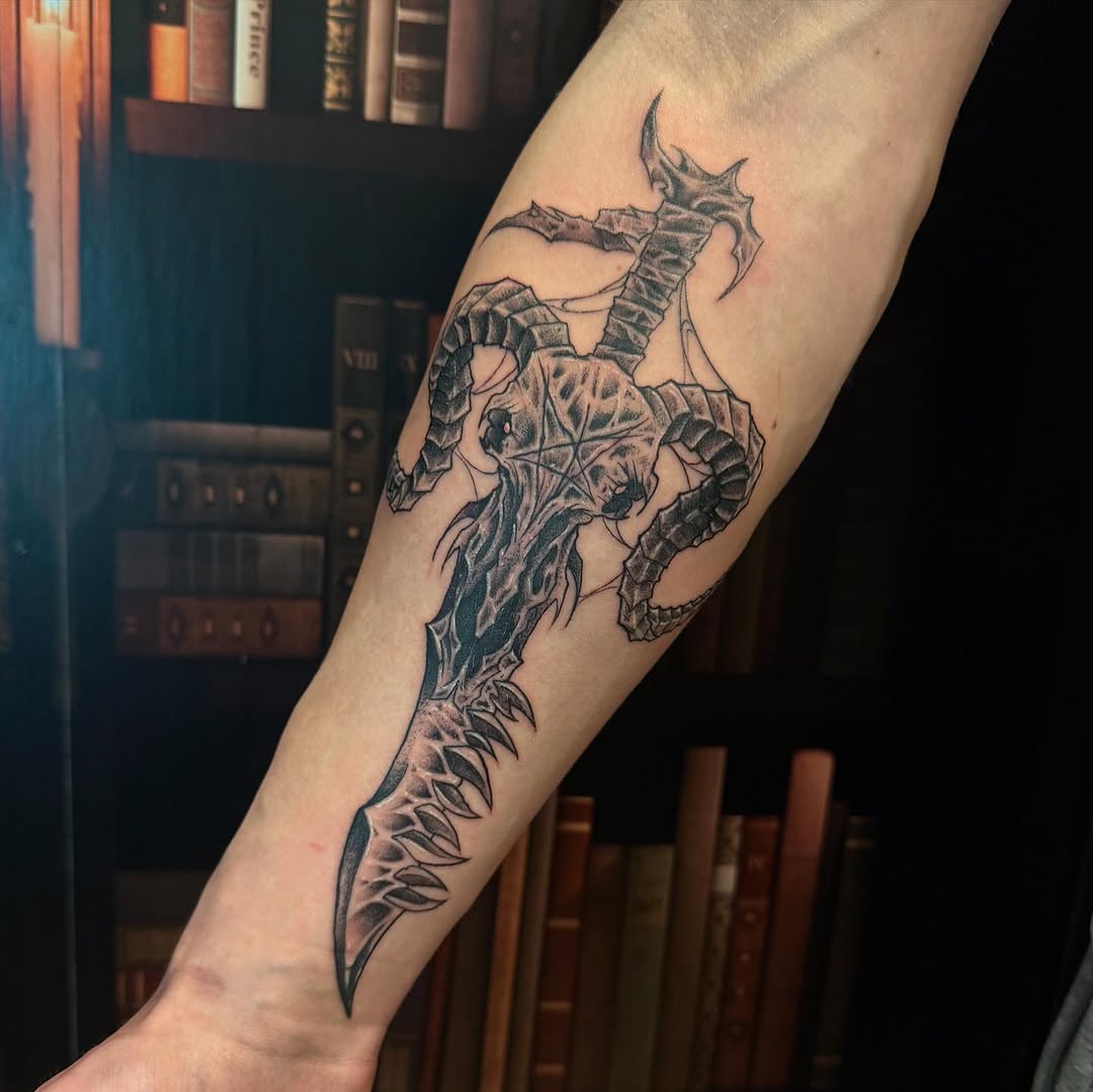 Tattoo by @bennwho_tattoo — dark_realism, black_and_grey