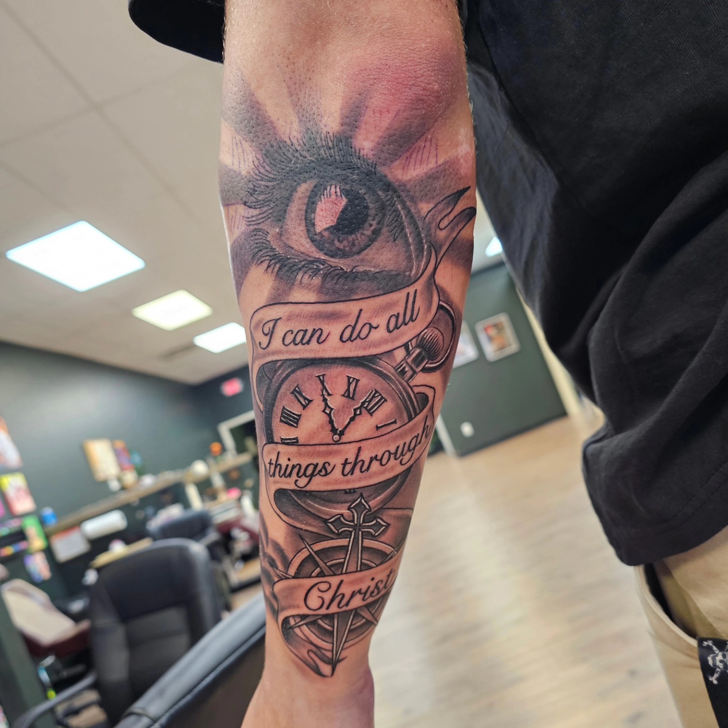Tattoo by @indeedilly — realism, black_and_grey