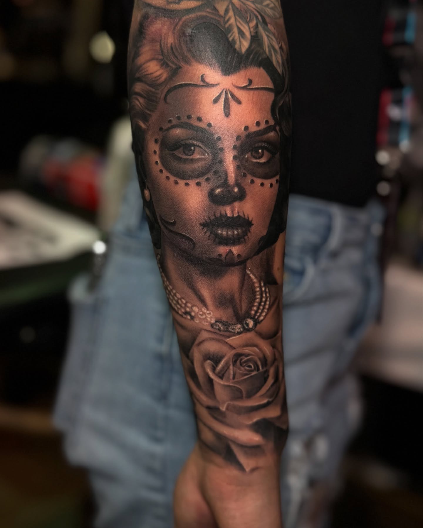 Tattoo by @suave.serg714 β realism, dark_realism
