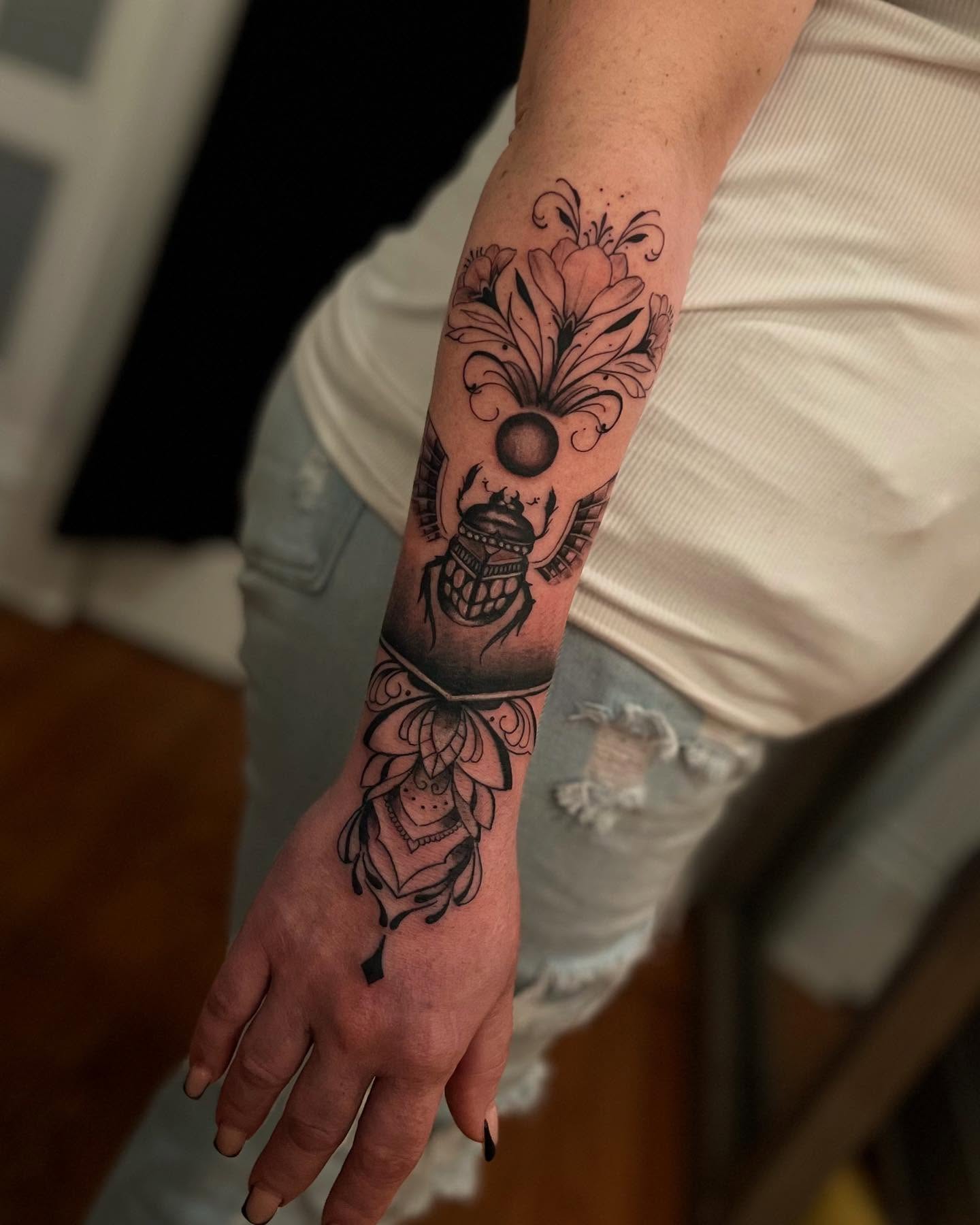 Tattoo by @greytatto_93 — black_and_grey