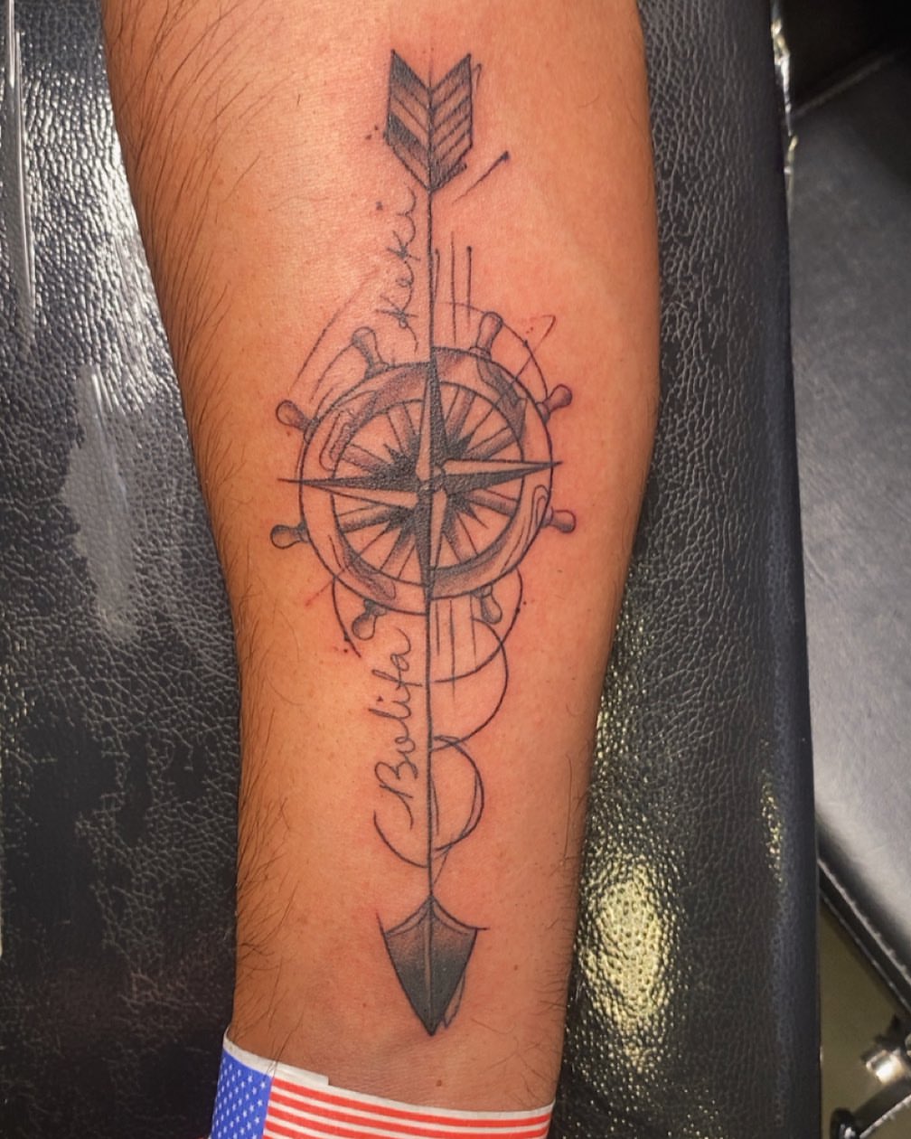Tattoo by @kp_inktattoos_ — black_and_grey
