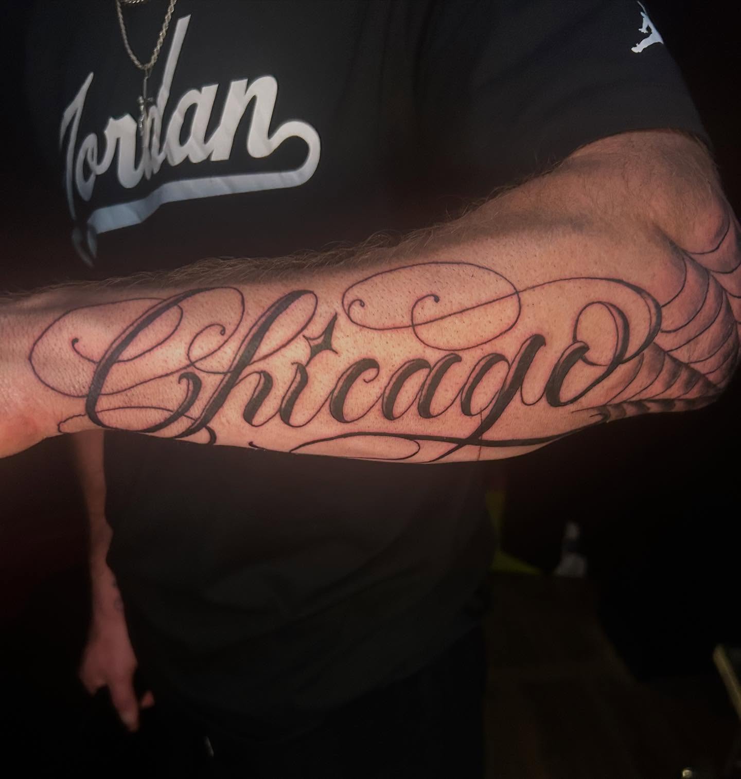 Tattoo by @alchemist_tattoo_shop — lettering_script