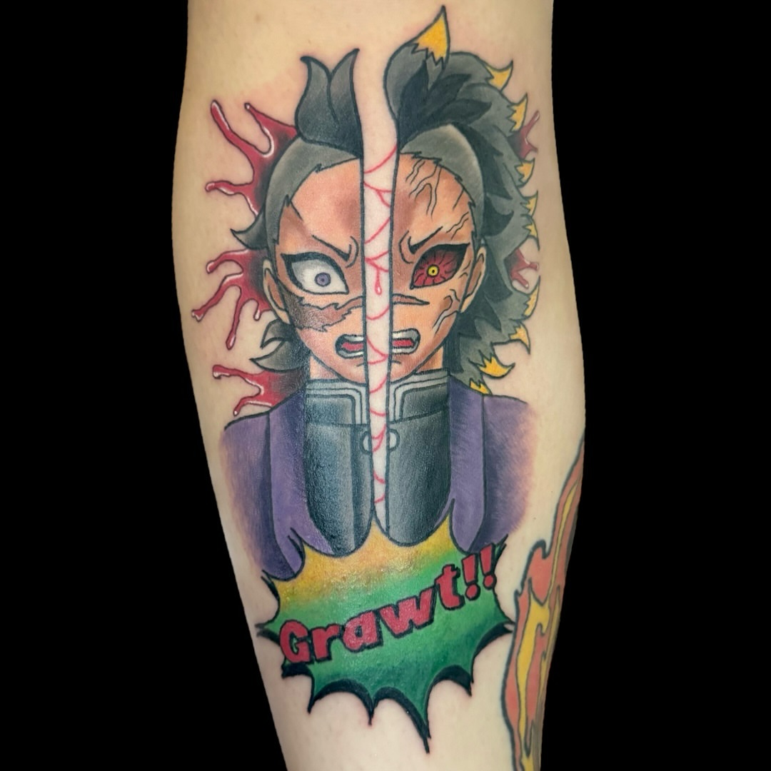 Tattoo by @tattooedbyvicc — anime