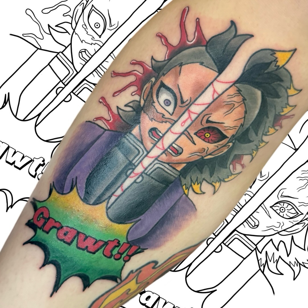 Tattoo by @tattooedbyvicc — anime