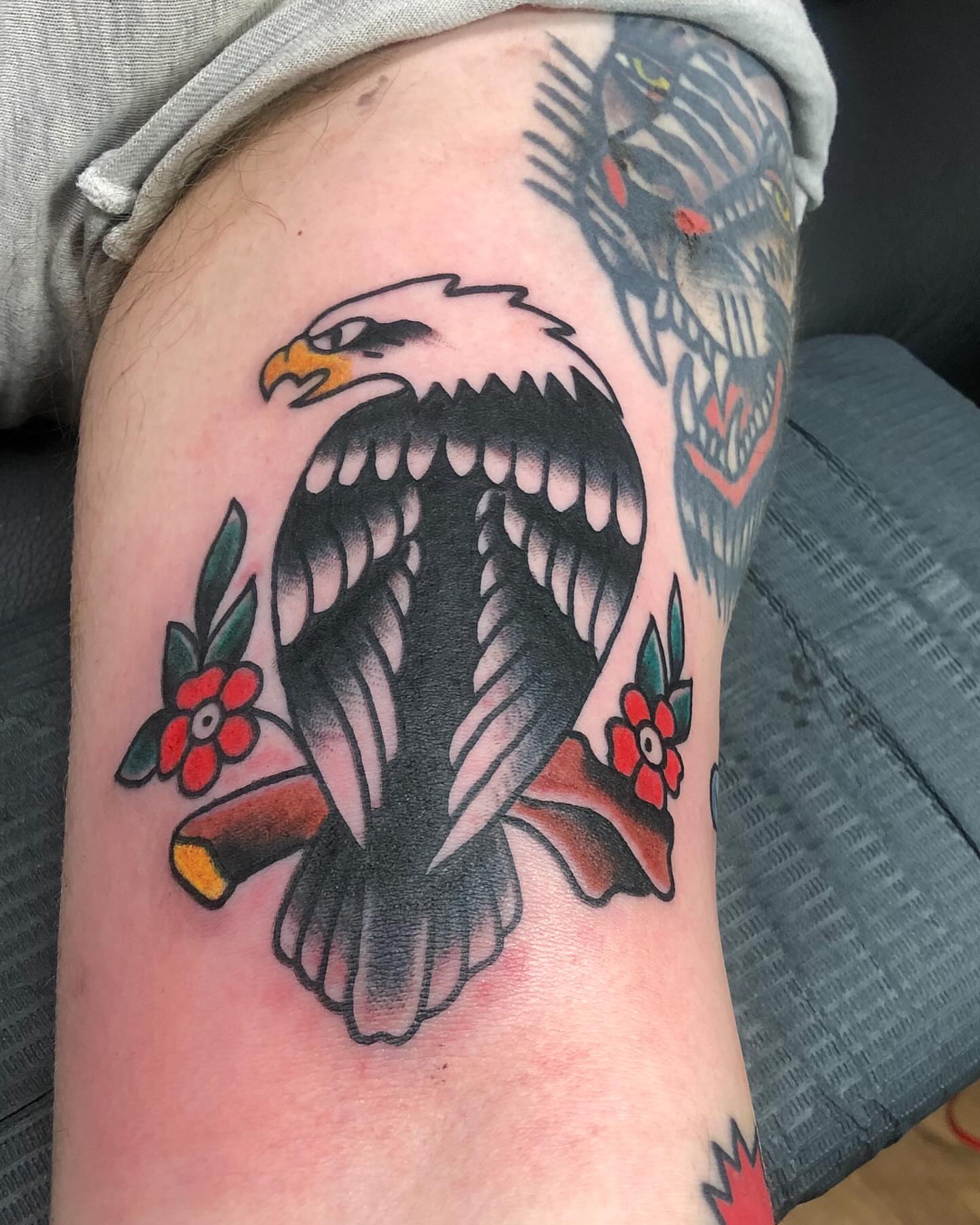 Tattoo by @iamthatgoddamnsonofabitch — american_traditional