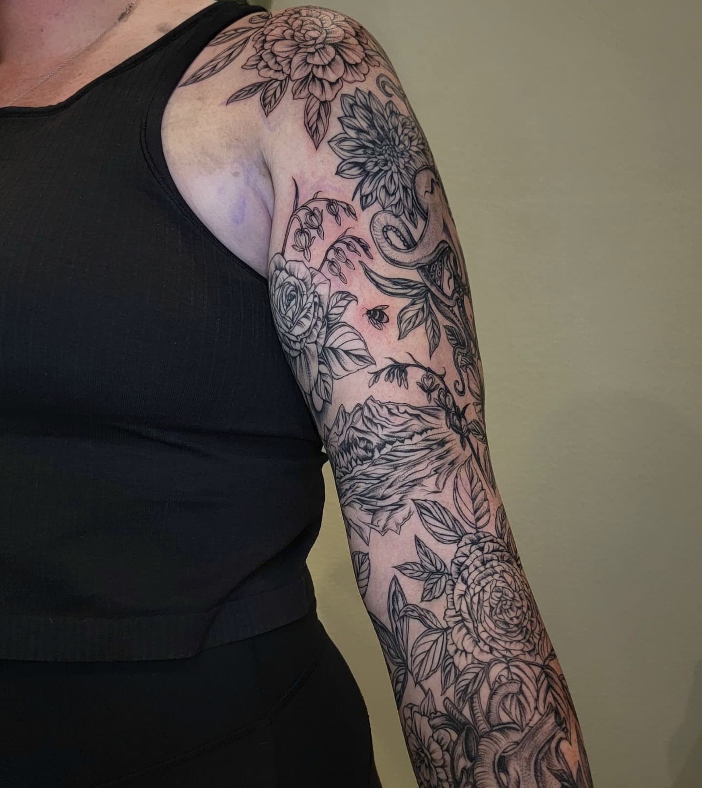 Tattoo by @cc_tattoos — black_and_grey