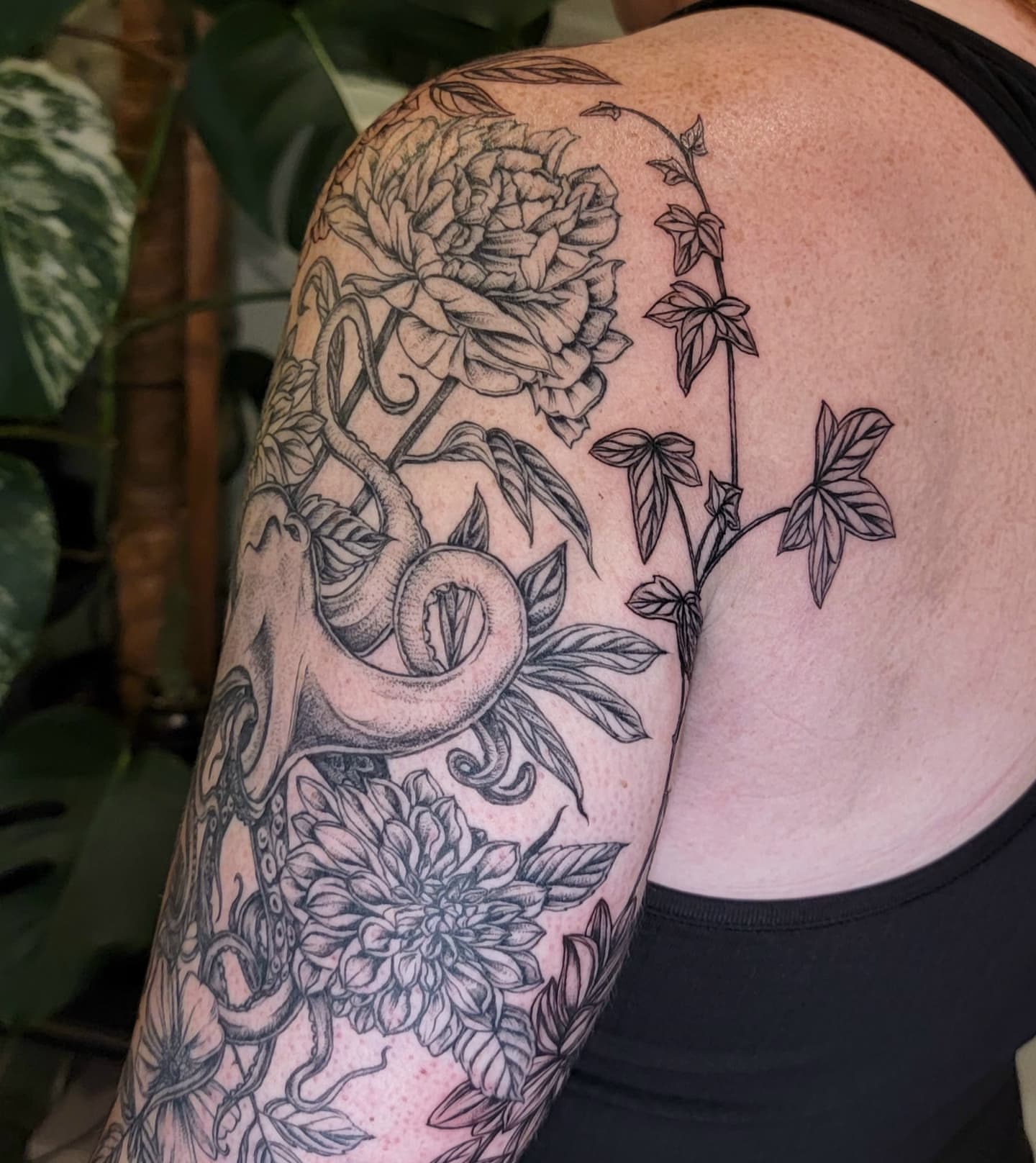 Tattoo by @cc_tattoos — black_and_grey