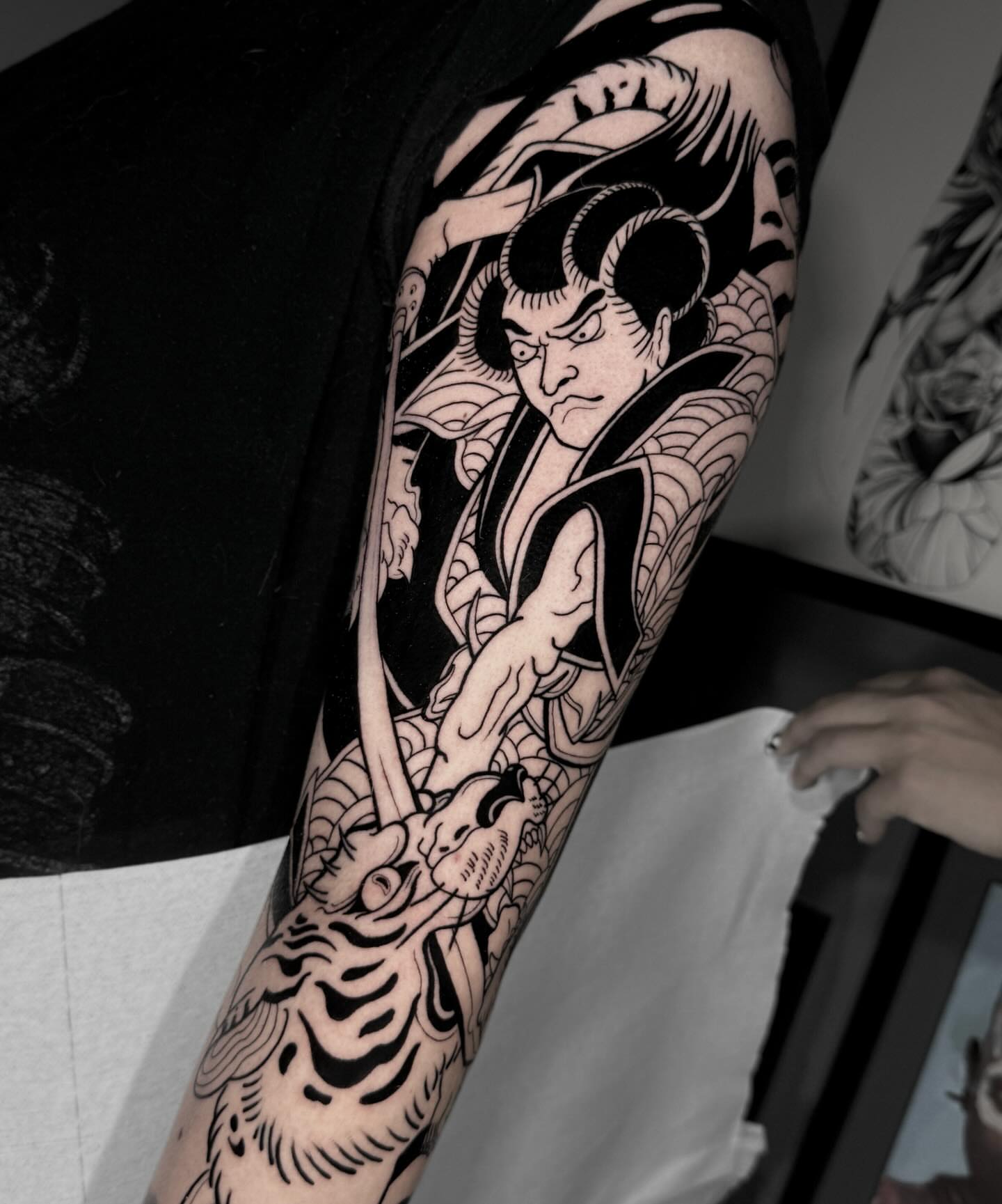 Tattoo by @tivengomez — japanese_irezumi