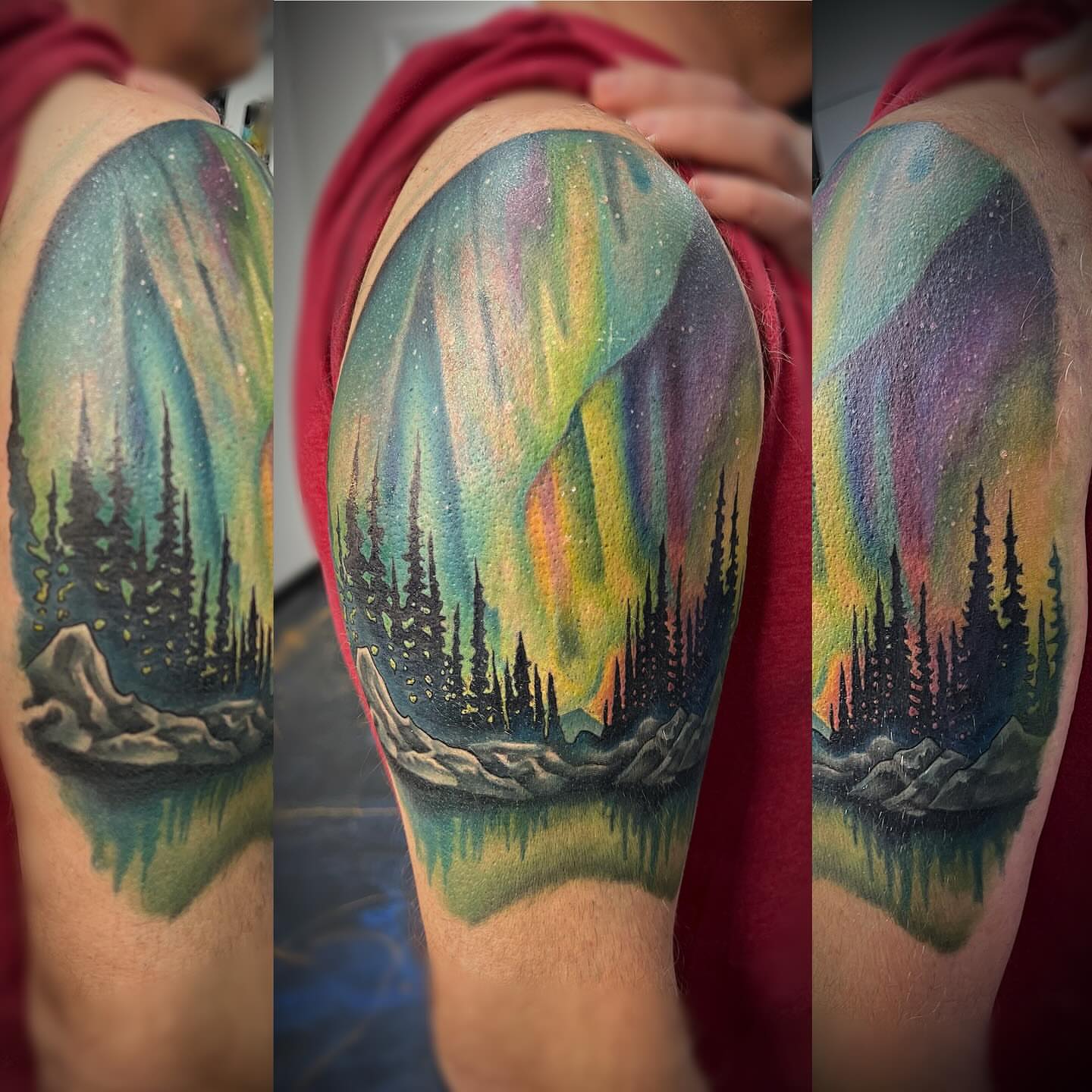 Tattoo by @seaninyourhead — realism, watercolor