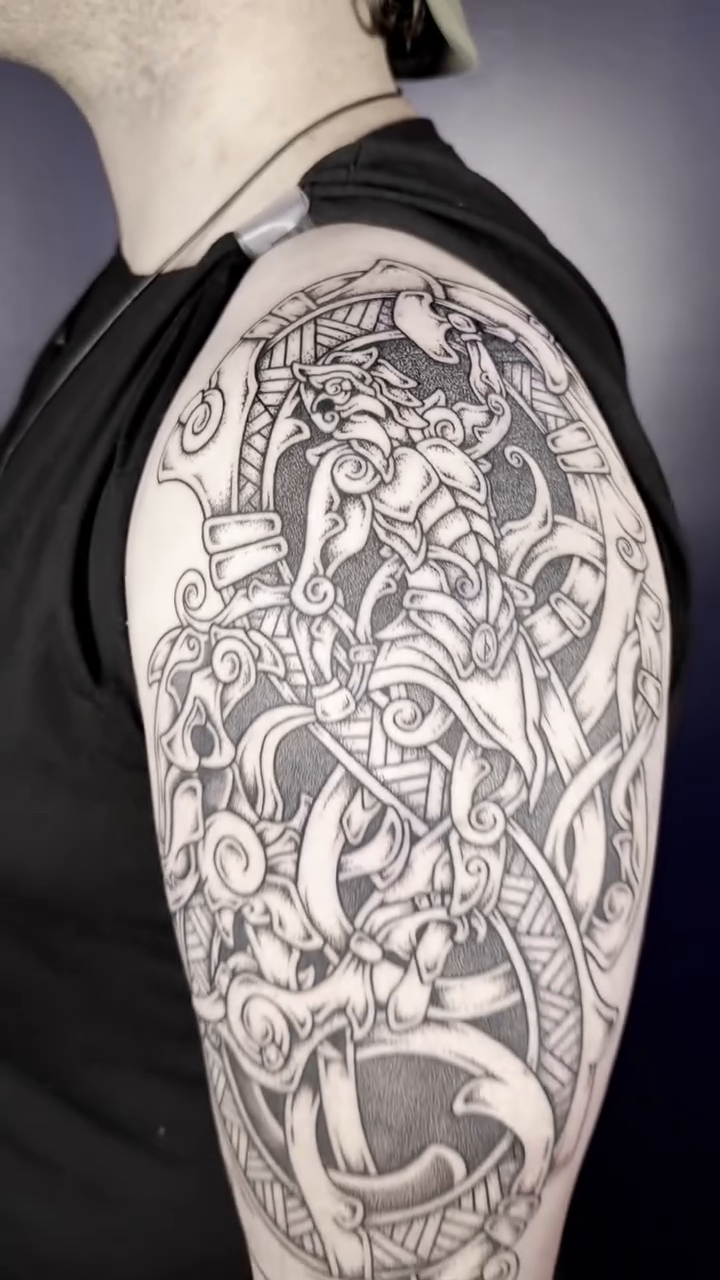 Tattoo by @kintyreink — japanese_irezumi, blackwork